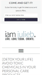 Mobile Screenshot of iamjulieb.com